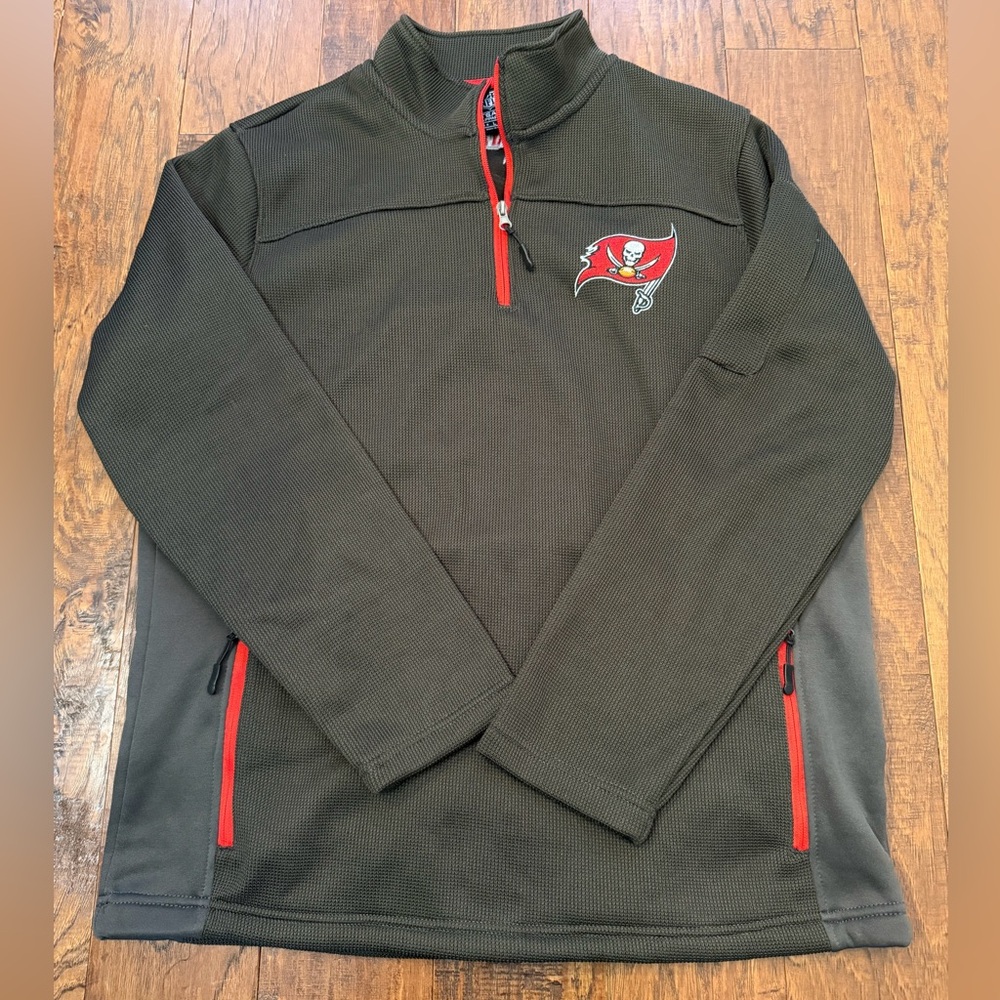 Nike Tampa Bay Buccaneers 1/4 Zip Pullover NFL Team Apparel 7th Collection Large